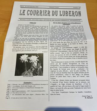 Le courrier du luberon septembre 2022.JPG